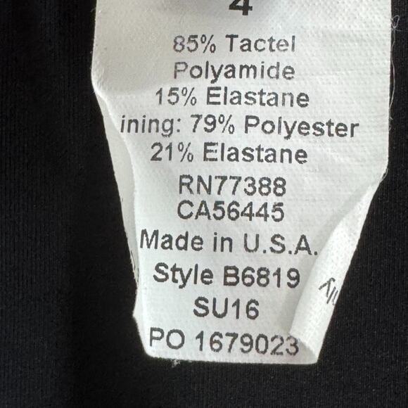 J Crew Swimsuit Women 4 Blue One Piece Plunge Ruched Swimwear Pool Beach - Picture 16 of 16